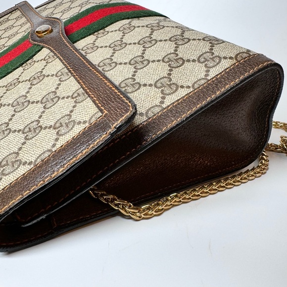 ♦️SOLD♦️Gucci Ophidia Sherry Line Supreme GG Monogram Clutch Crossbody Bag - Picture 8 of 16